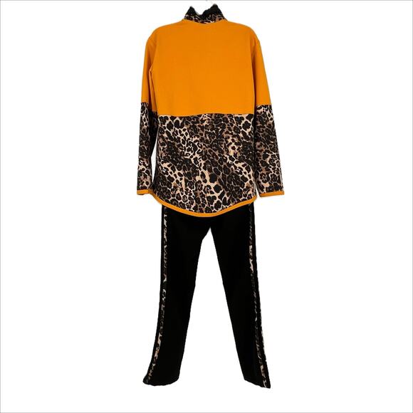 Wind Sport Wendi Royal Cup Jogger Set in Black/Yellow Size X-Large - Picture 2 of 11